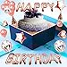 NIUBER Birthday Decorations - Birthday Party Supplies Party Decorations Balloons Rose Gold Happy Birthday Banner Confetti Balloons