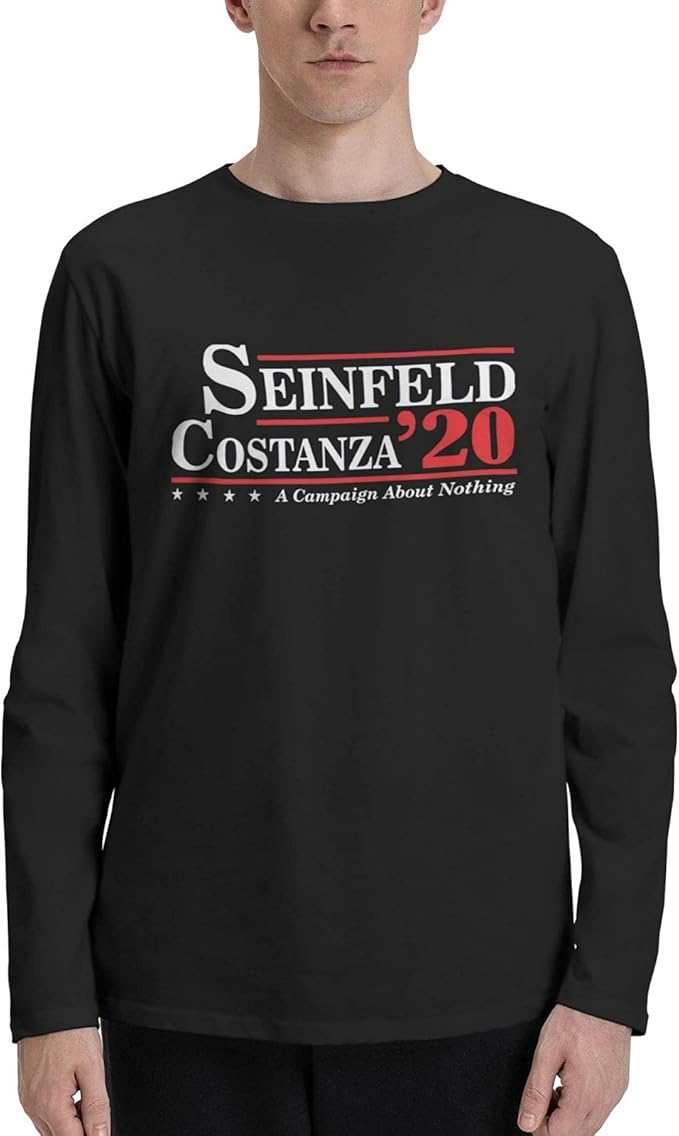 Amazon.com: Seinfeld Men’s Long Sleeve Graphic Fashion T-Shirt Simple