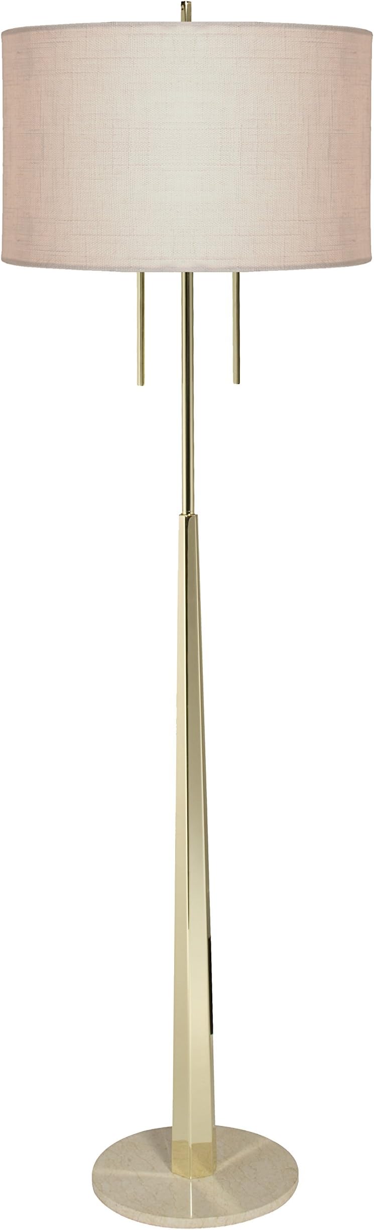 Thumprints 1095-ASL-2169 Citrine-Floor Lamp, Brass Finish