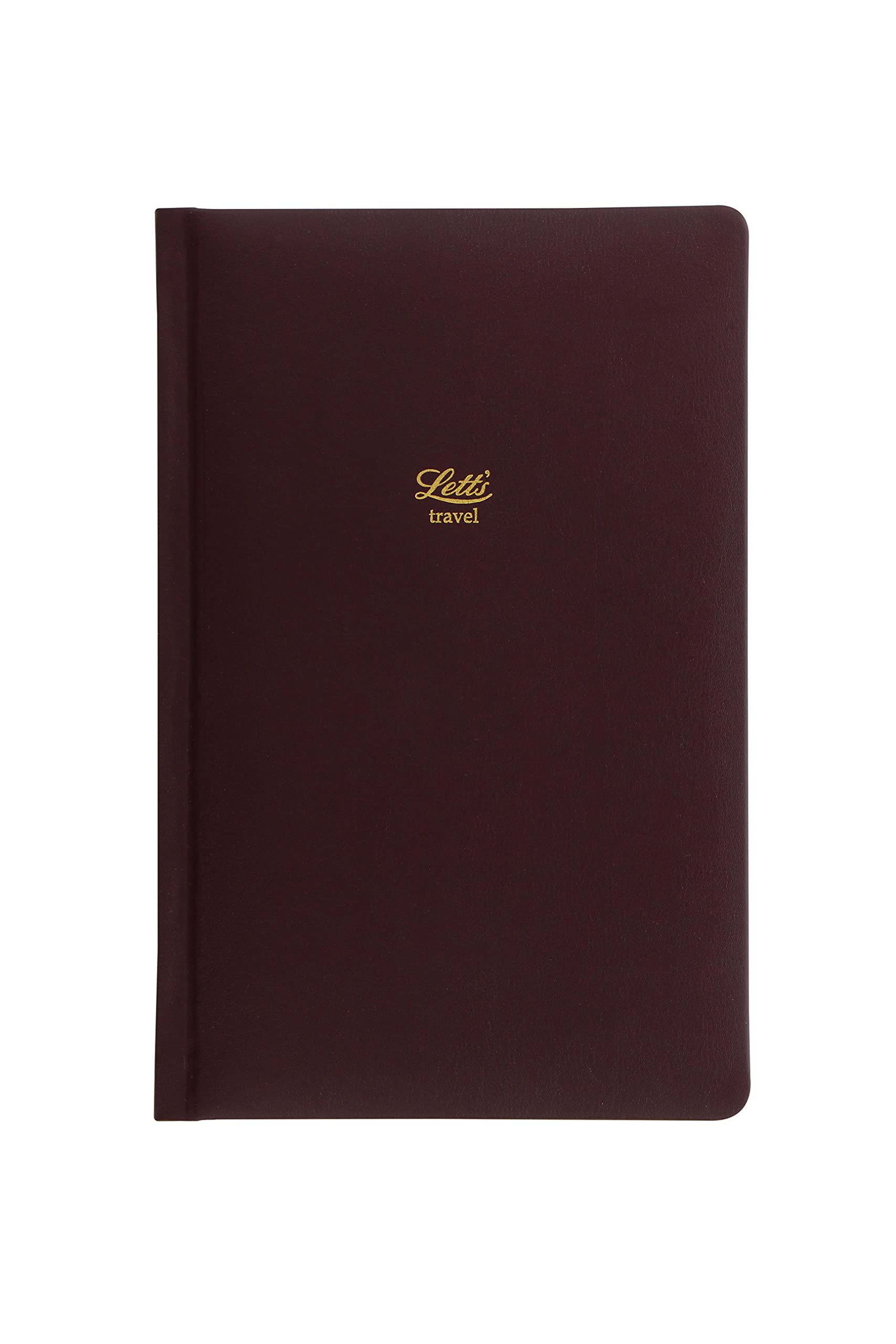 Letts Signature leather travel journal - chestnut