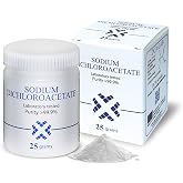 DCA - Sodium Dichloroacetate 25g Powder, Purity >99.9%, Made in Europe, by DCA-LAB, Certificate of Analysis Included, Tested in a Certified Laboratory, Buy Directly from Manufacturer, 0.9oz
