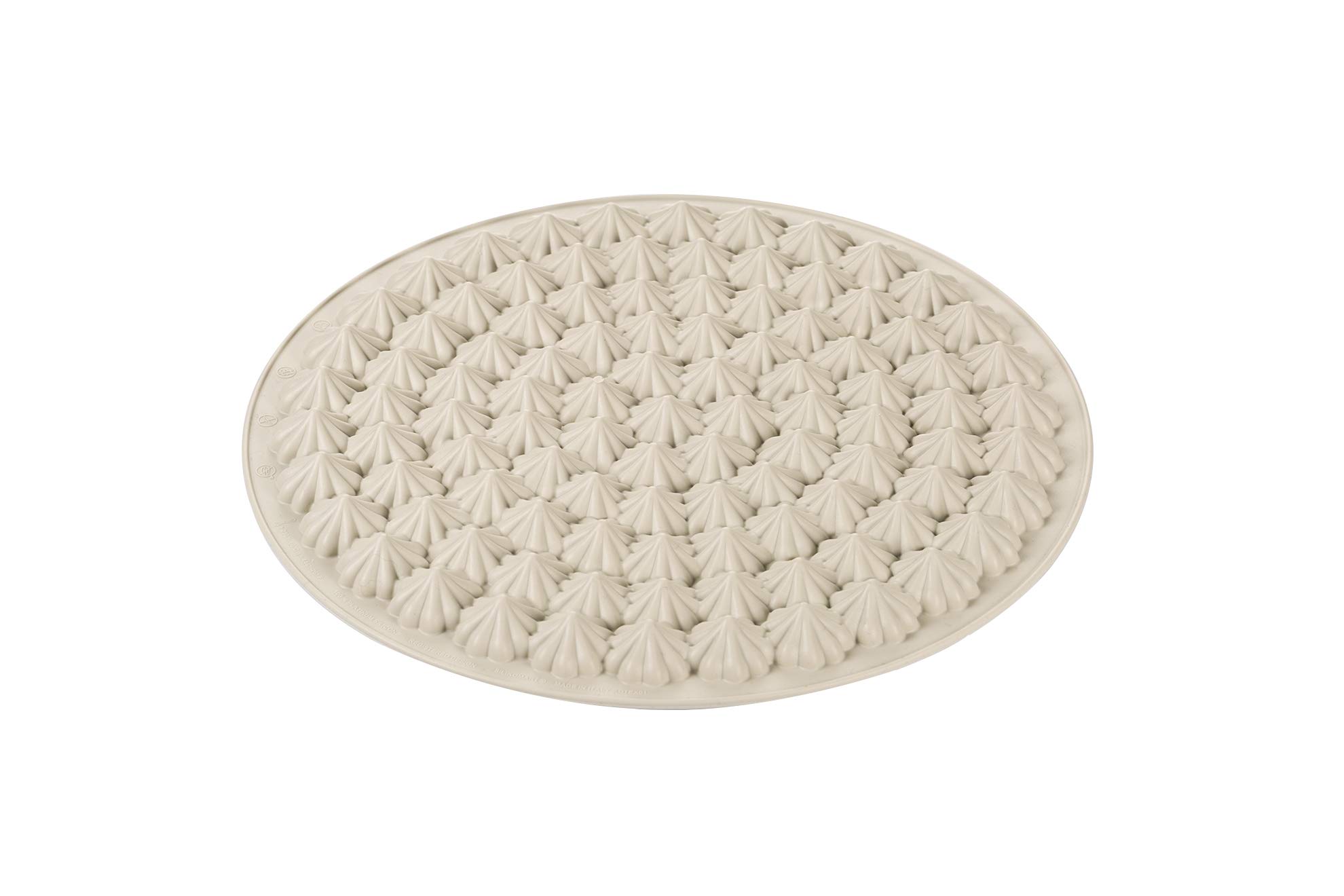Silikomart Kit Tarte Meringué Mould, Non-Stick Plastic Material and Silicone, Grey