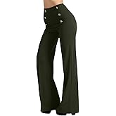 J. LOVNY Womens Sailor Bell Bottom High Waist Long Pants Made in USA S-3XL