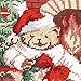 Lillian Vernon Personalized Heirloom Christmas Stocking Needlepoint Teddy Bear, 100% Wool, 9.5