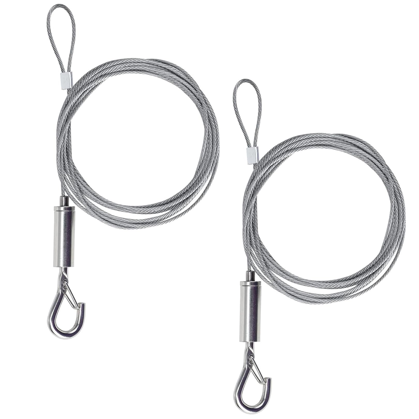 Liamgus 2 pcs picture hanging wire, Heavy Duty Mirror Hanging Kit, Adjustable for Mirrors, Frames, Artwork, Indoor & Outdoor Use, Holds up to 20kg