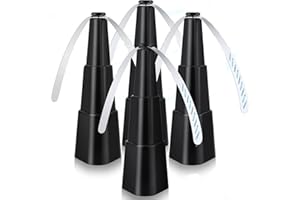 Aoliontoy Fly Fan for Table, 4 Pack Outdoor Picnic Table Fan, Portable Food Fan for Indoor Outdoor Camping Use, Batteries Pow