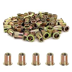 50PCS -Rivet Nuts, M12Carbon Steel Metric Rivet Nut