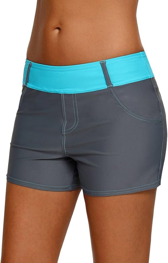 Lau's Badeshorts für Damen Schwimmshorts Frauen Bikinihosen Badeanzüge