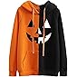 Pandaie Mens Hoodie Pullover Slim Patchwork Long Sleeve Sweatshirt Hooded with Pocket Hoodies Outwear