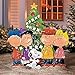 Peanuts Gang Around Tree Yard Art