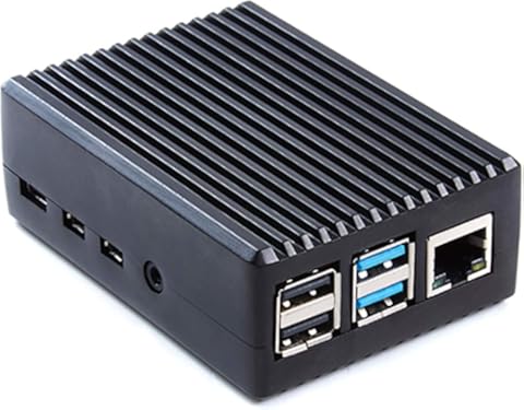 Qinhum Carcasa de Aleación de Aluminio Carcasa de Disipación de Calor Carcasa de Metal Compatible para Raspberry Pi