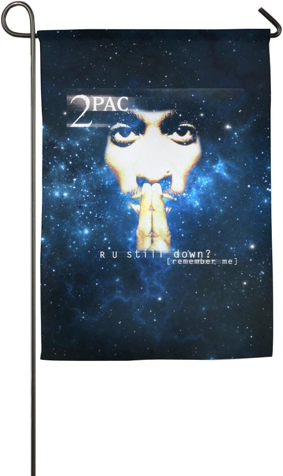 Tupac Shakur 2PAC Garden Sports Flag New Style Monogram Garden Flags