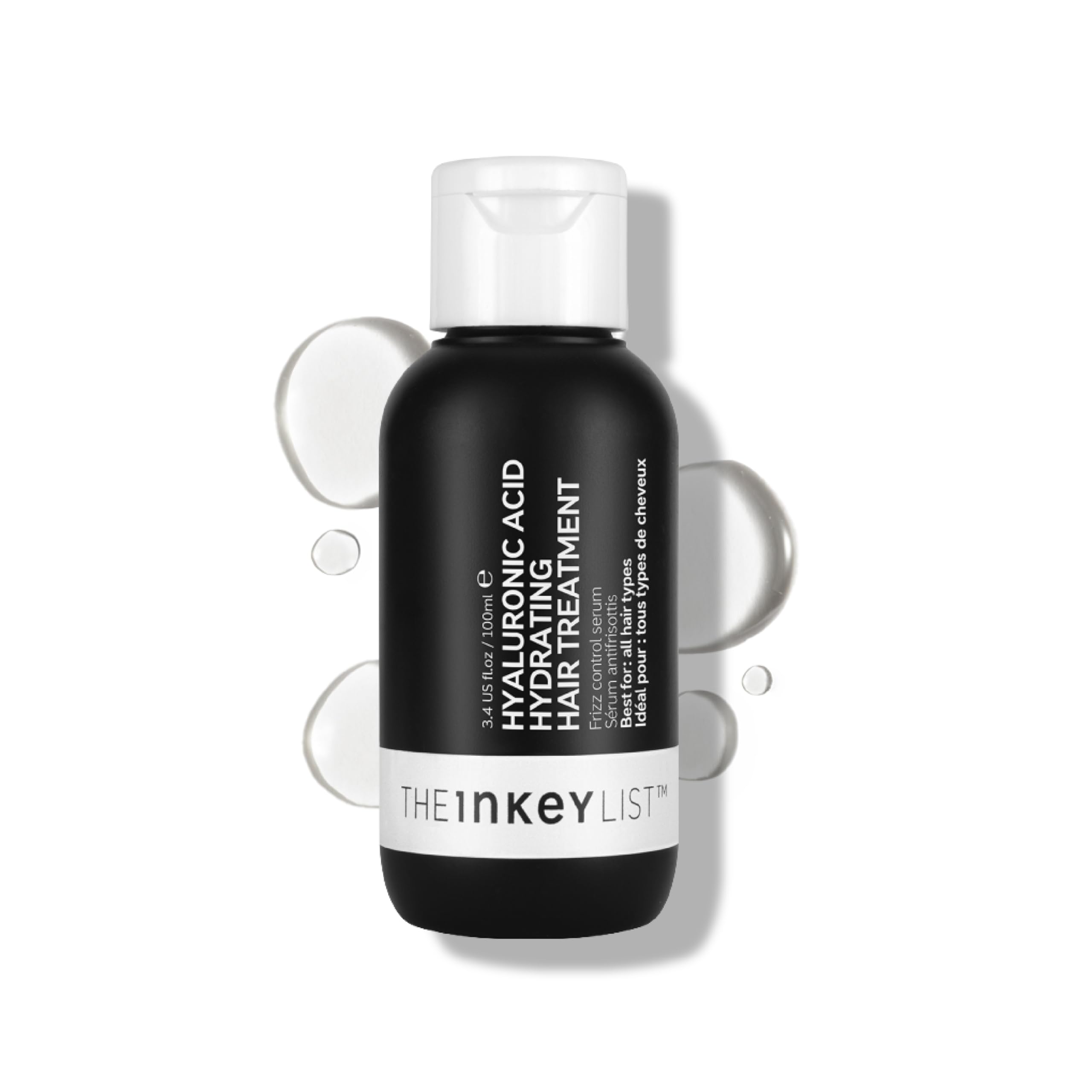 The Inkey List Hyaluronic Acid Hydrating Hair Treatment 100ml, Reduces Frizz, Improves Shine, Fragrance Free, Suitable For All Hair Types