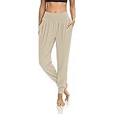 DIBAOLONG Womens Yoga Joggers Loose Workout Sweat Pants Comfy Lounge Pants with Pockets