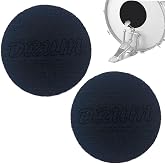 TUOREN 2Pcs Bass Kick Drum Mute Pads 3.9inch Felt Bass Drum Silencers Pad Dampeners for Bass Drum Sound Dampening Quiet Drum Practice Accessory