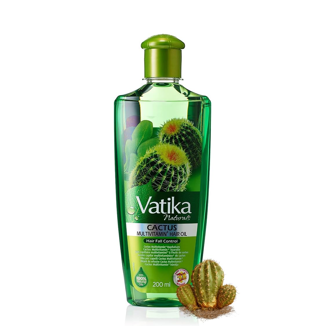 Dabur Vatika Cactus Enriched Hair Oil for Hair Fall Control 200 ml