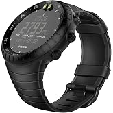 FINTIE Adjustable TPU Band Compatible with Suunto Core | Rubber Accessory Sport Strap, Stainless Steel Metal Clasp, Classic Soft Replacement Wristband, Waterproof &amp; Sweatproof