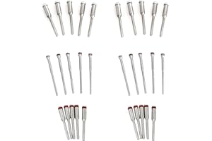 heyous 30pcs 2mm / 3mm Cut Off Wheel Screw Mandrel 3 Sizes for Dremel Rotary Tools