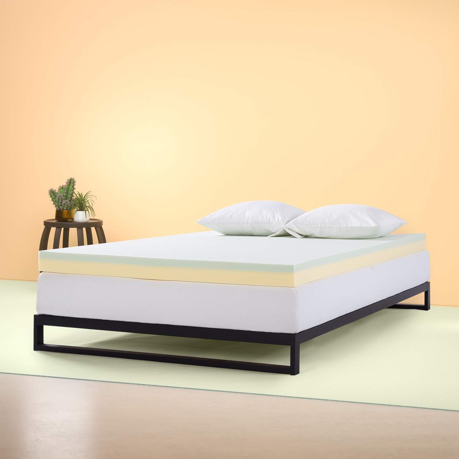 Zinus Memory Foam Mattress Topper, 180 x 200 x 7,62 cm Amazon.es