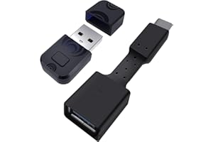 HLRAO Controller Adapter for PS4 Controller/ PS5 Controller/Switch,Bluetooth Adapter for PC/Android TV Box/Tesla/Steam.