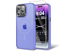 BPOASE Magnetic Case for iPhone 11 Pro Max with Screen Protector, [Compatible with Magsafe] Ultra Slim Translucent Matte Shoc