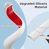 cuysfead 1M White Silicone Cable Trunking 2-3 Wires Self‑Adhesive view 7