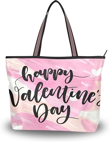 Amazon トートバッグ 大容量 キャンバス 通勤 通学 水彩絵 英文のワードアート ピンク 可愛い かわいい トート バッグ 軽量 おしゃれ ガールズ ショルダー ポケット付 学生 旅行 マザーズバッグ ハンドバッグ レディース 女の子 トートバッグ