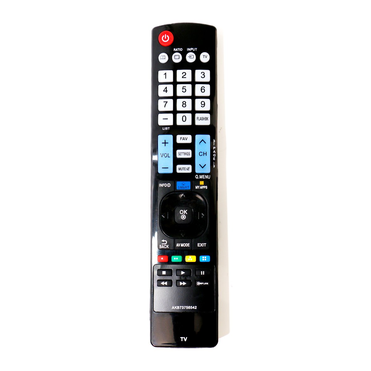 AKB73756542 Replace Remote Control - VINABTY TV Remote Control for LG 32LB5800 32LB580B-UG 39LB5800 42LB5800-UG 47LB5800 47LB6100UG 49UB8200 50LB6100 55LB5800-UG 55LB6100 55UB8200-UH 55UB9200 Remote