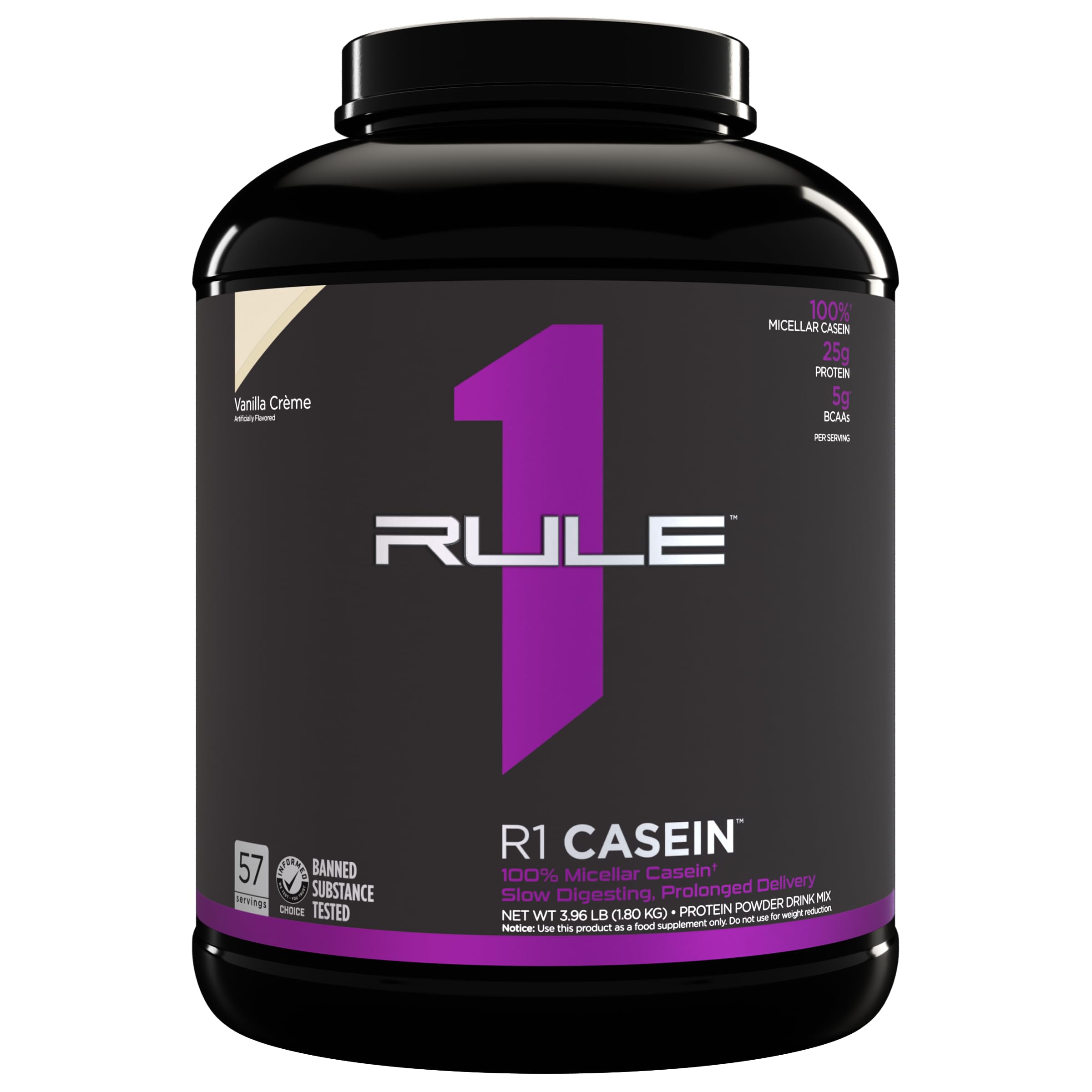 Rule One Proteins Casein - 25g Slow-Release Protein
