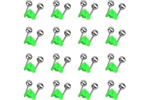 KEXINGTUO Fishing Bells for Rods - Catfish Bells for Fishing Poles, Fishing Bite Alarm Clip On Bells for Fish