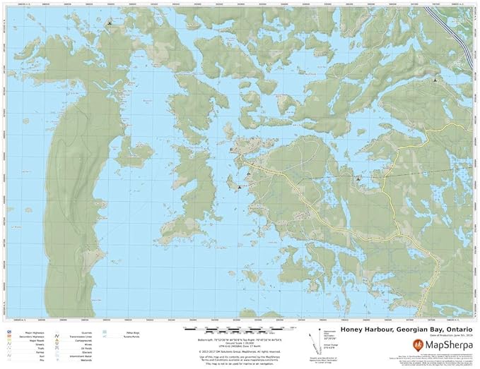 Honey Harbour, Bay, Ontario 22" x 17" Paper