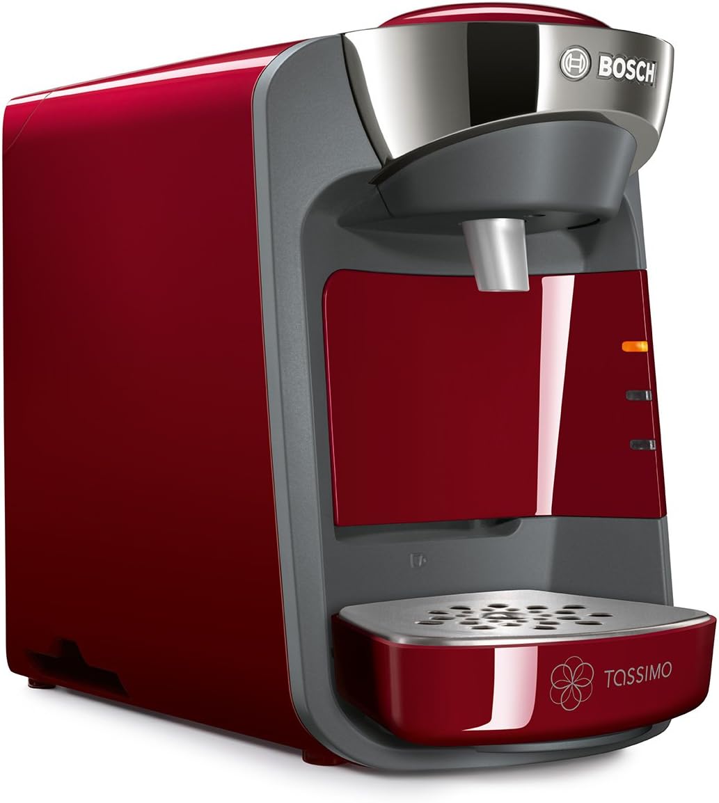 Kaffeematik - Kaffeepadmaschine kaufen, Bosch TAS3203 Tassimo Suny Kapselmaschine, 1300 W, rot/anthrazit