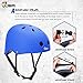 JBM Skateboard Helmet CPSC ASTM Certified Impact resistance Ventilation for Multi-sports Cycling Skateboarding Scooter Roller Skate Inline Skating Rollerblading Longboard