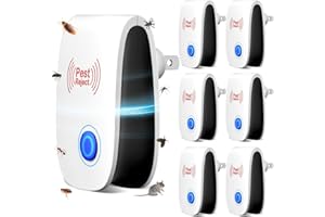 2026 Upgraded Ultrasonic Repeller & Insect Indoor Repeller, Ultrasonic Plug in Repellent for Roach, Rodent, Mouse, Bugs, Mosq