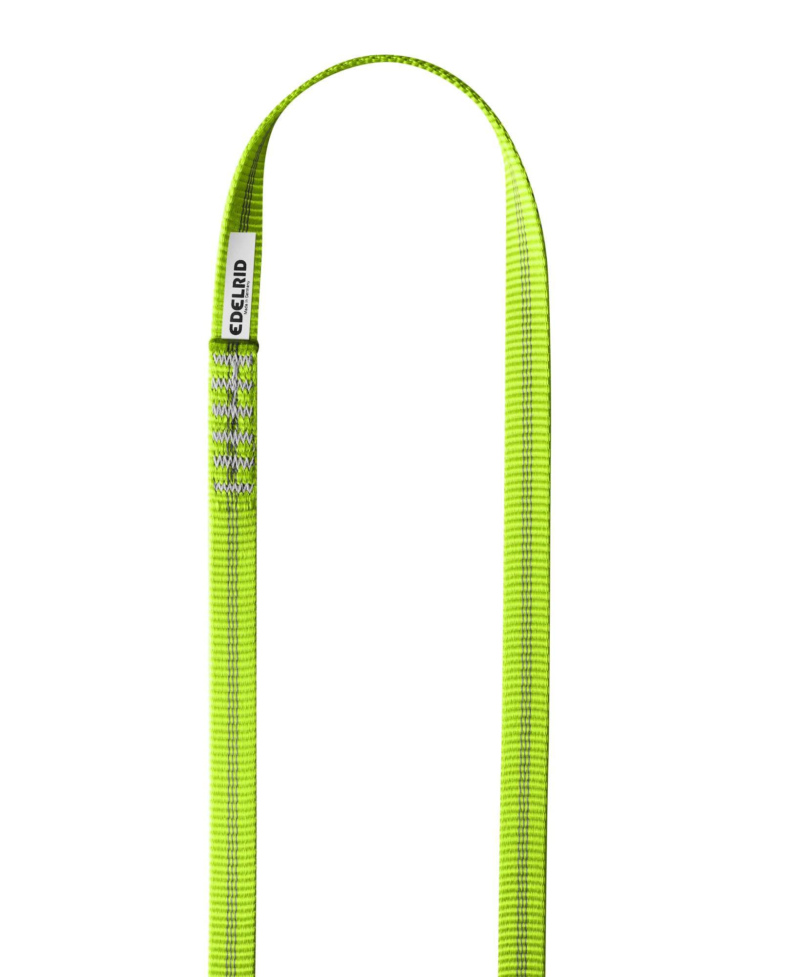 Edelrid Unisex - Adult PES Sling 16 mm Band Sling, Neon Green (499), 60 cm