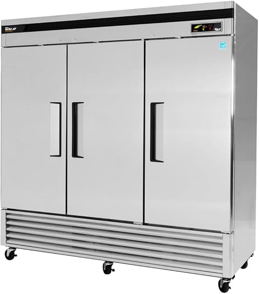 3 door reach in cooler