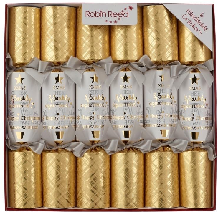 Crackers Ltd 6 x Tartan Trees Christmas Crackers by Robin Reed