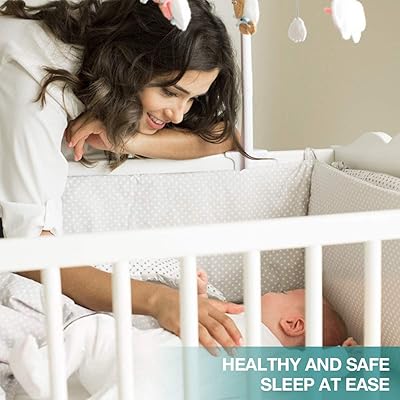 Buy Waterproof Crib Mattress Protector Eivotor Crib Mattress Pad Quilted Ultra Soft Breathable Toddler Mattress Topper Fitted Crib Mattress Cover Bed Sheets For Baby And Toddler 52x28 Vinyl Free Online In Indonesia