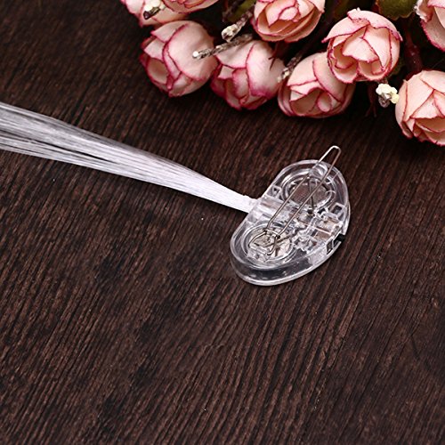image for LUOEM 10Pcs LED Braid Hair Lights Party Favors Supplies Light Up Toys 