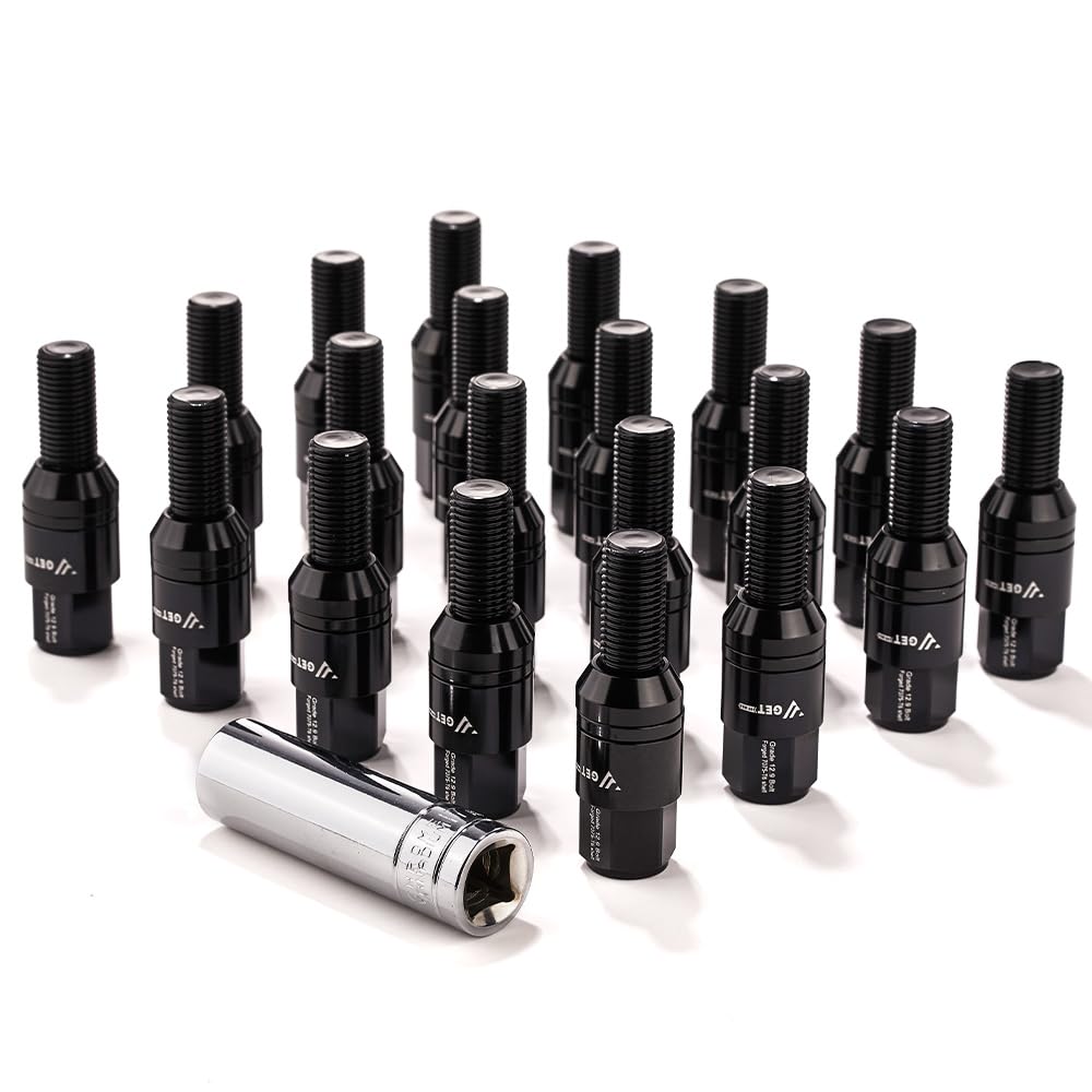 Photo 1 of 20PCS M14x1.5 Wheel Lug Bolts with 28mm Shank Length Ball Seat, Compatible A3 A4 A6 A8 S4 S6 S8 TT Jetta Allroad VW Quattro Golf Tiguan Passat and Most Ben.Z