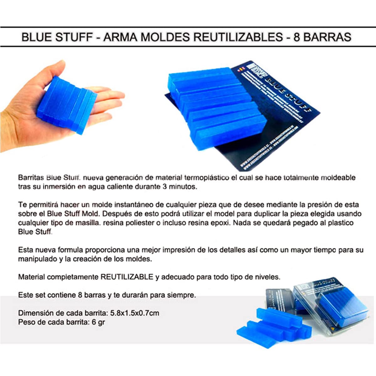 Greenstuff World buru-sutahhumo-rudo (8 Pieces) For Hobby Material Gswd – 107