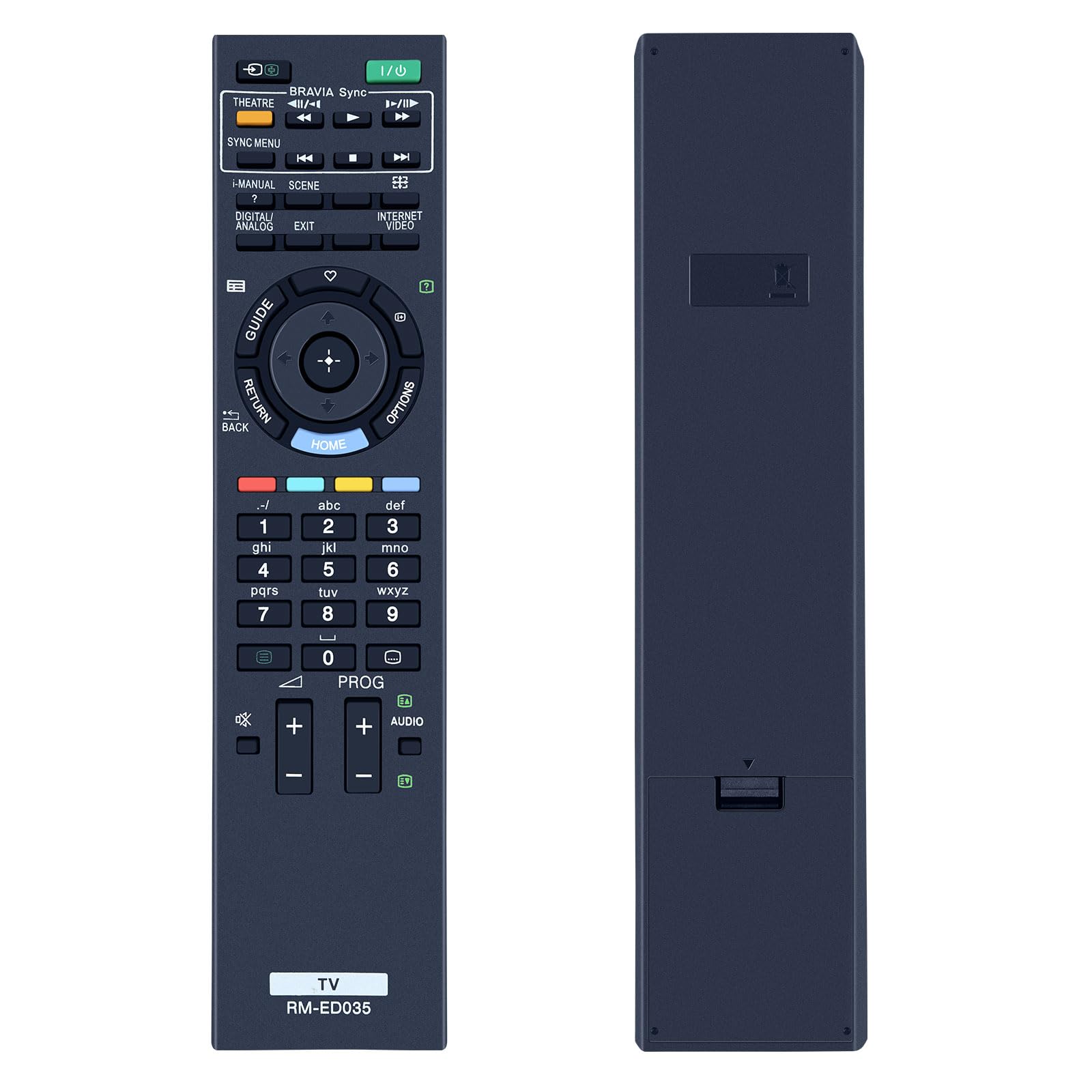 RM-ED035 Replacement Remote Control for Sony LCD TV Compatible with KDL-32EX403 KDL-32EX503 KDL-32EX504 KDL-32EX505 KDL-32EX603 KDL-32EX711 KDL-32EX716 KDL-32NX503 KDL-37EX500 KDL-37EX503