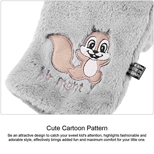 VBG VBIGER Warm Children Plush Scarf Thick Kids Winter Plush Shawl Soft Kids Muffler Wraps