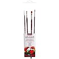 Princeton Velvetouch Long Handle Set, 4 Brushes - Professional Artist Brushes for Mixed Media, Acrylic, Oil.