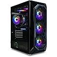 ViprTech Ghost 4.0 Liquid-Cooled PC - AMD Ryzen 7 (4.4Ghz Turbo), RTX 4060 Ti 8GB, 32GB DDR4 3200, 1TB NVMe SSD, VR-Ready, Streaming, WiFi, RGB, Win 11, Gaming Desktop Computer Prebuilt, Black