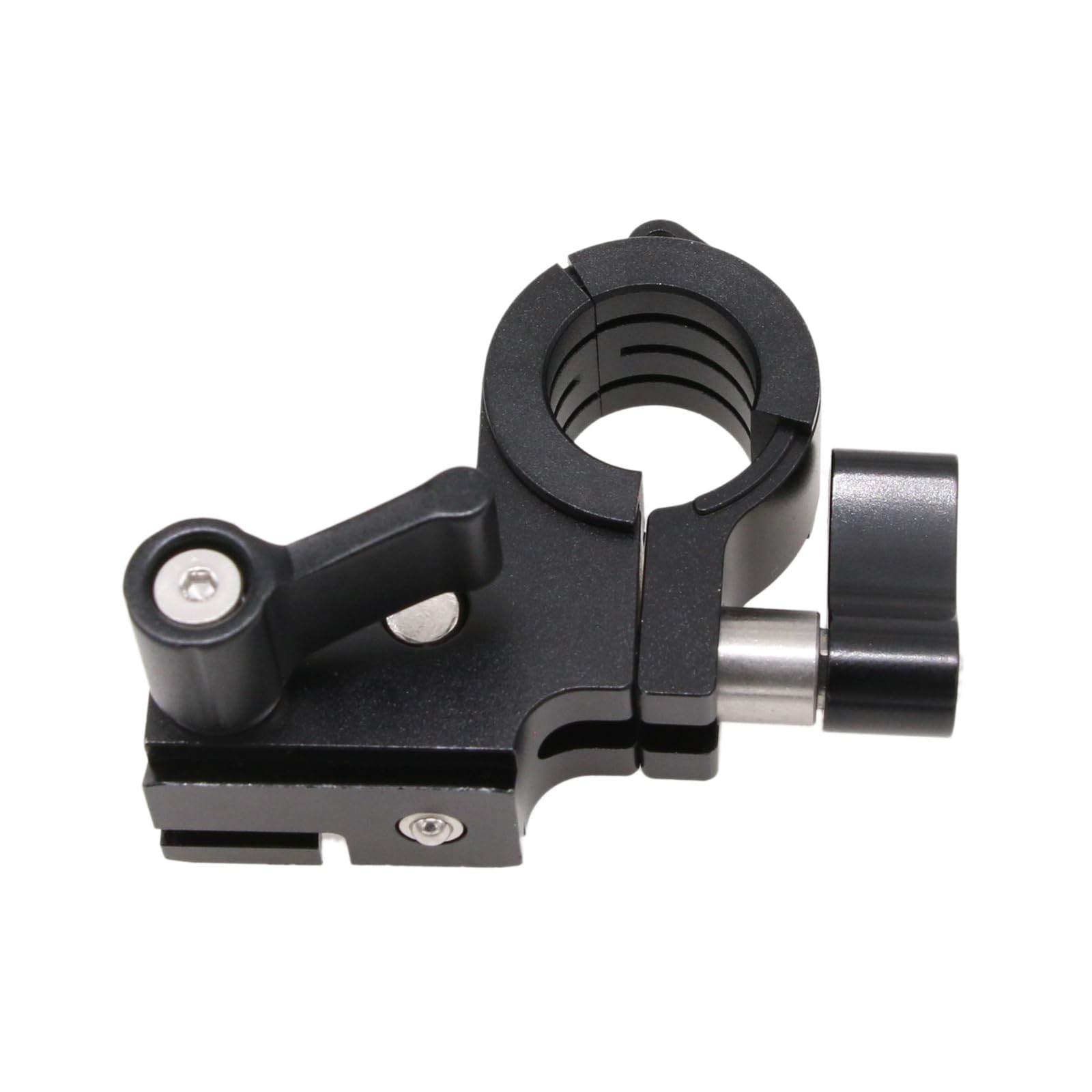 HangTon 15mm 19mm Rod Clamp Bracket for ARRI Hi-5, cforce mini RF, cmotion cPRO, CLM-5, WCU-4 Lens Motor Mounting, Black