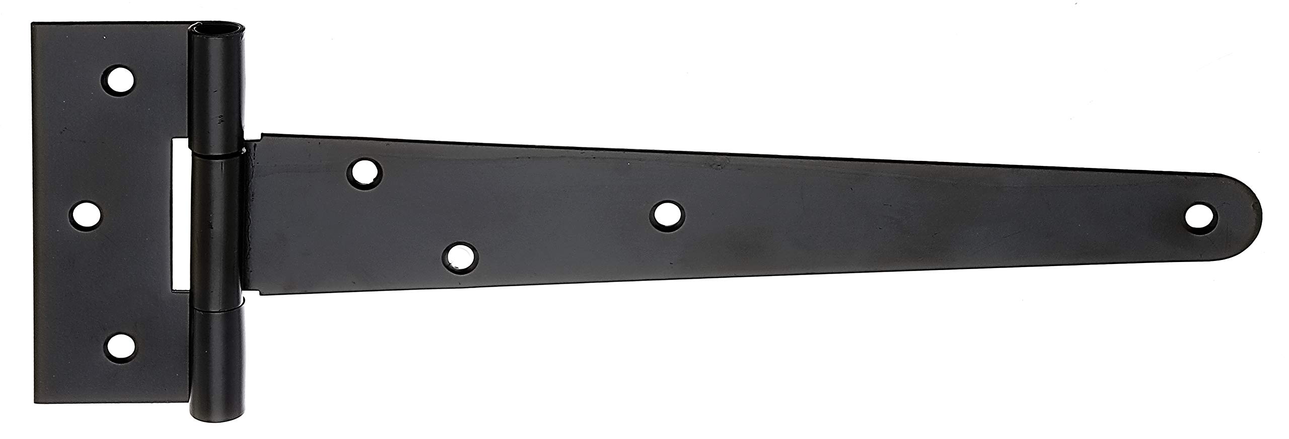 Tee Hinge with Loose Pin Band: 248 x 46 mm/Scharnier: 100 x 44 mm Black Dipping Varnish