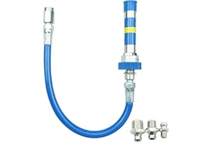 Lock on High Pressure Grease Coupler, 8th Generation Heavy-Duty Grease Gun Coupler Fittings Extensions, Quick Lock and Releas