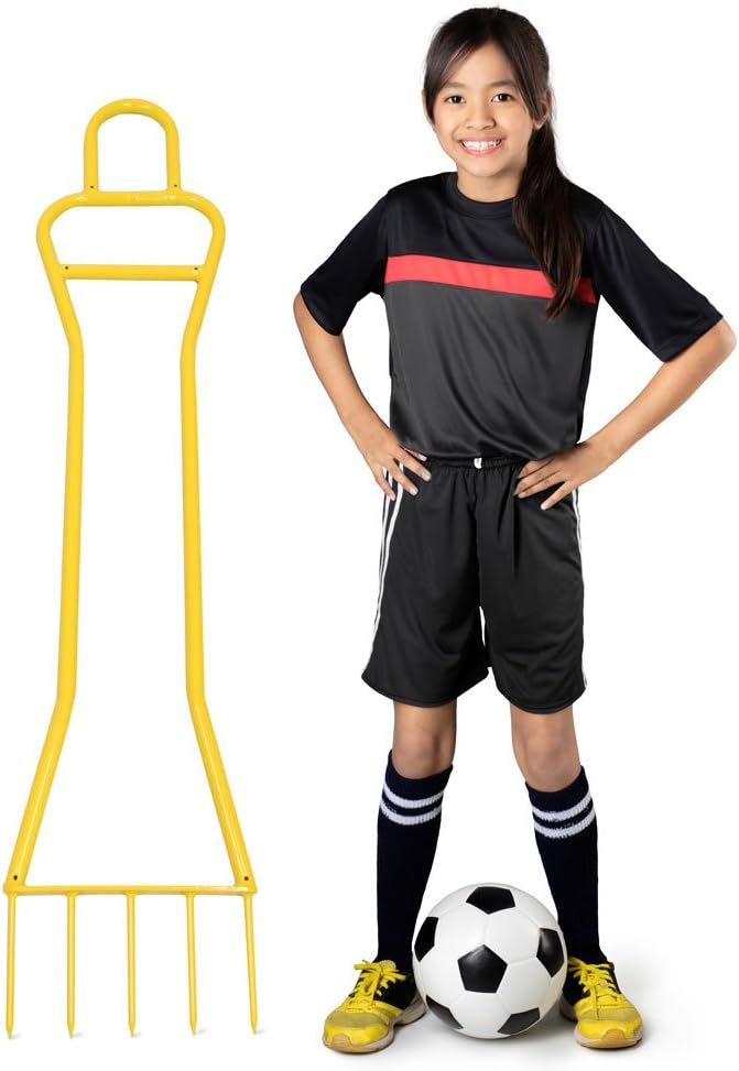 Crown Sporting Goods 4 ft Junior-Size Soccer Training Penalty Dummy - Portable Defender for Coaching Free-Kicks, Offense, Defense : Sports & Outdoors