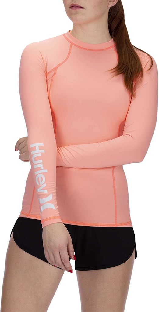 Hurley Women's One and Only Rashguard Long Sleeve Lycra/Rash Amazon.co